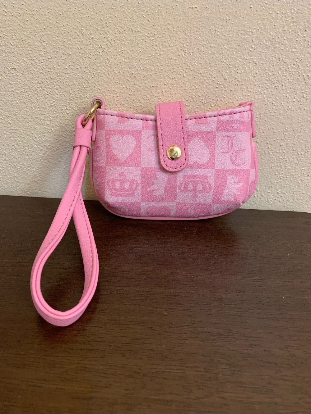 Juicy Couture Logp Wristlet Coin Purse NEW